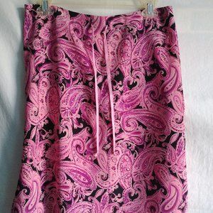 Tracy Evans Limited Vintage Pink Paisley Skirt